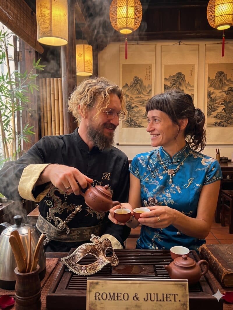 Tea ceremony with Roman & Julia