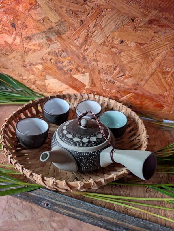 Charcoal kyusu set